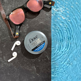 Dove Men+Care Ultra Hydra Cream Lotion on bathroom counter