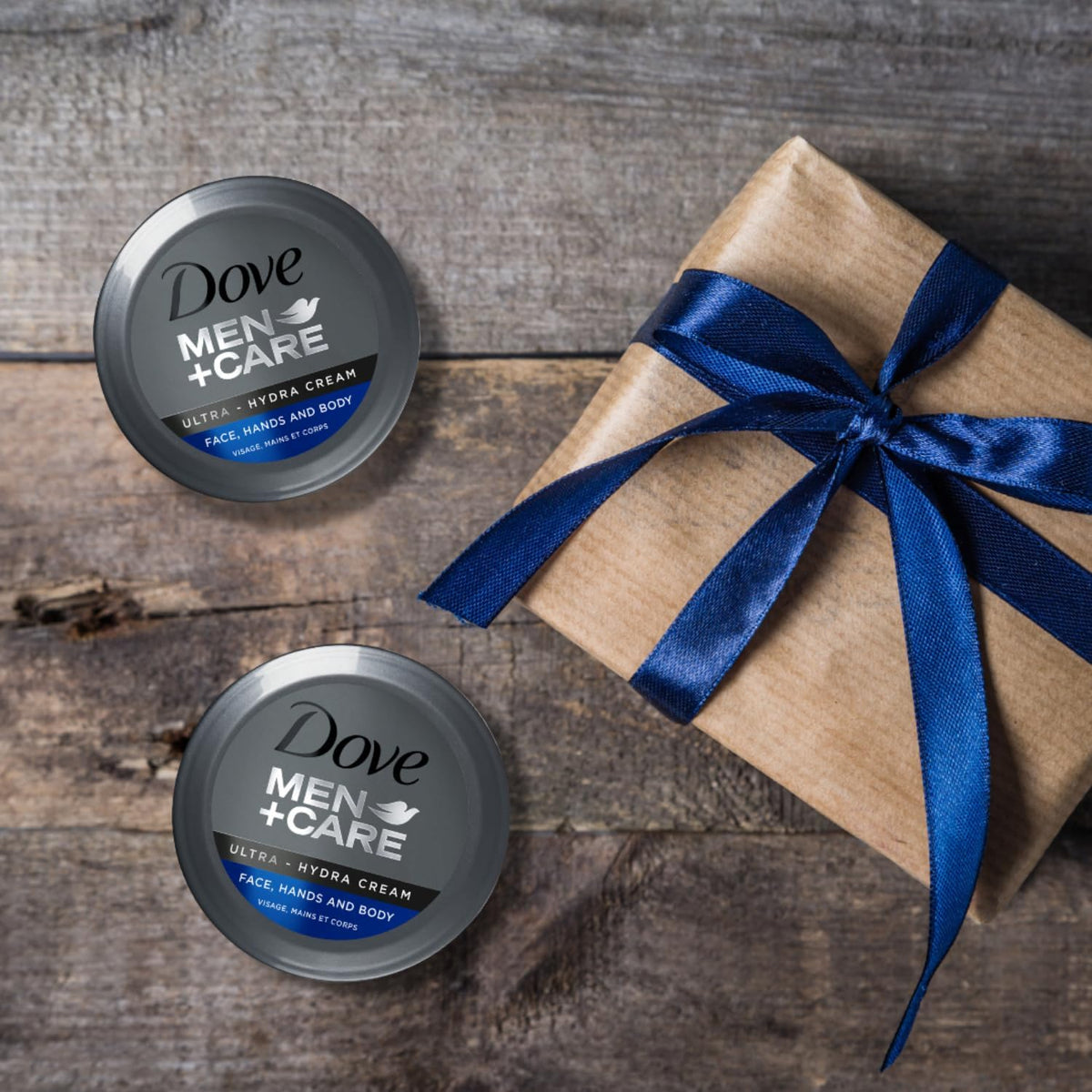 Dove Men+Care Ultra Hydra Cream Lotion with travel essentials