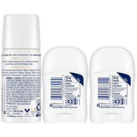 Dove mini antiperspirant deodorant sticks close-up