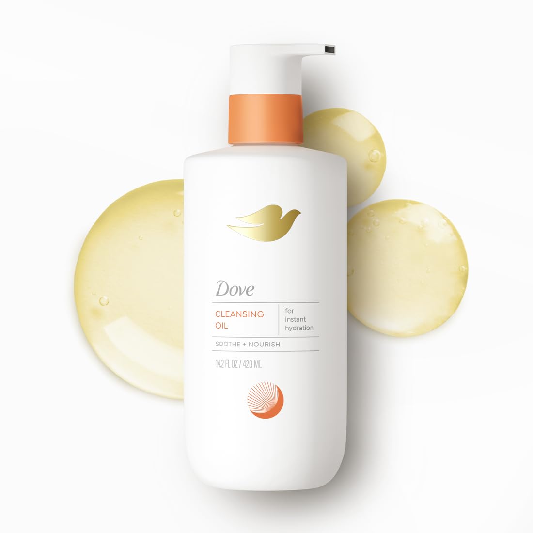 Dove Oil Body Wash for Women 14.2 oz front view