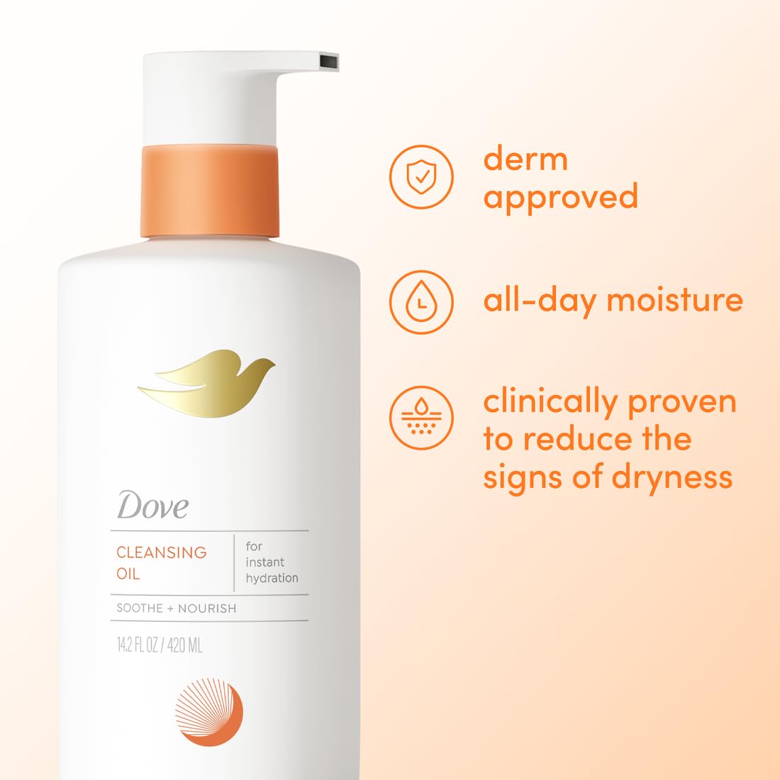 Dove Oil Body Wash for Women 14.2 oz lifestyle scene