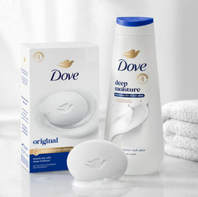 Dove Original Beauty Bar Soap 8 Count stacked view