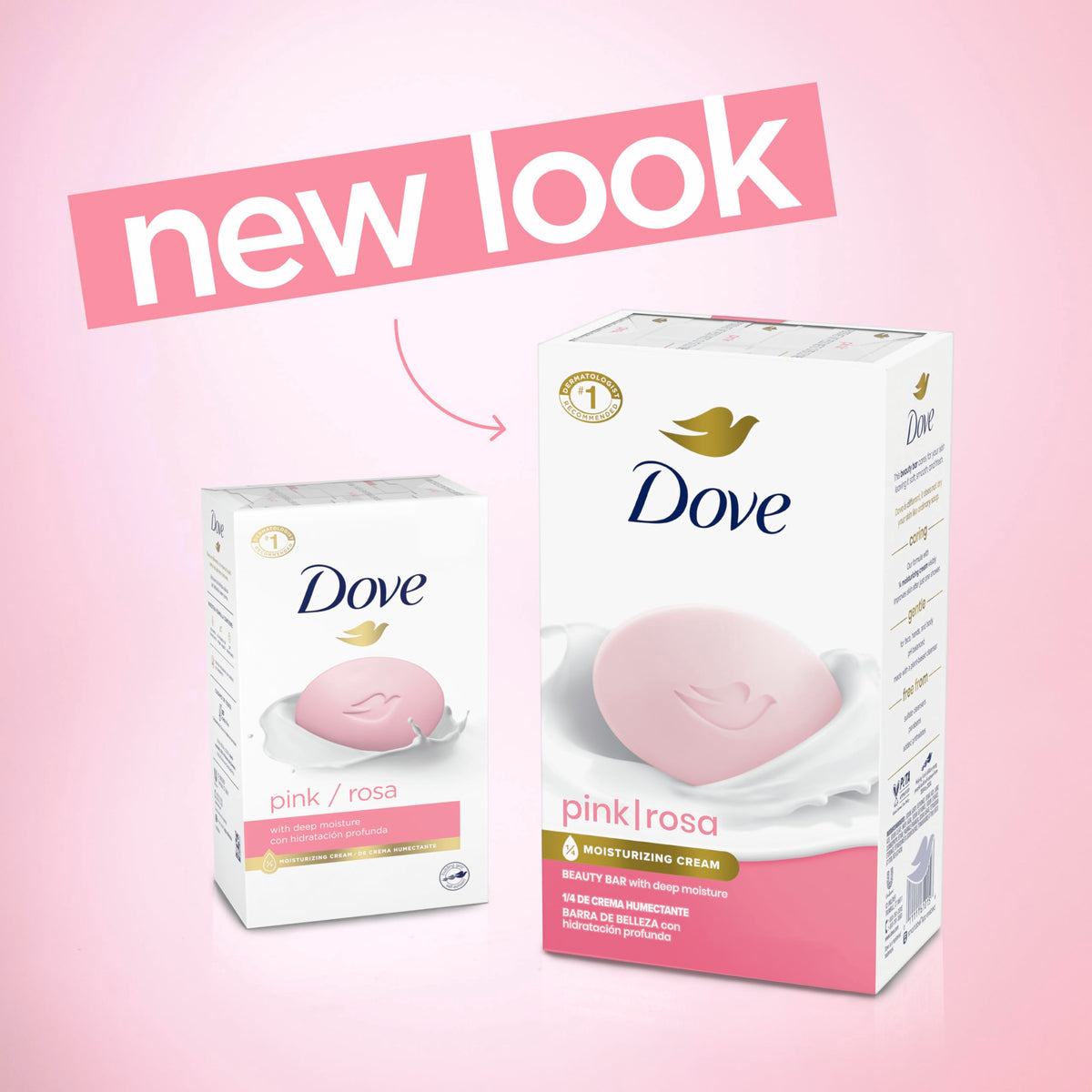 Dove Pink Rosa Beauty Bar Soap lather close-up