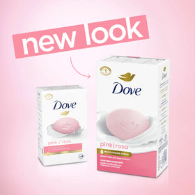 Dove Pink Rosa Beauty Bar Soap lather close-up