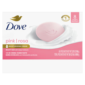 Dove Pink Rosa Beauty Bar Soap packaging