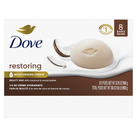 Dove Restoring Beauty Bar Soap Coconut & Cocoa Butter packaging