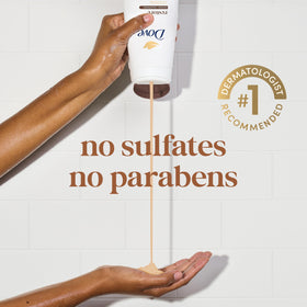 Dove Restoring Body Wash packaging side view