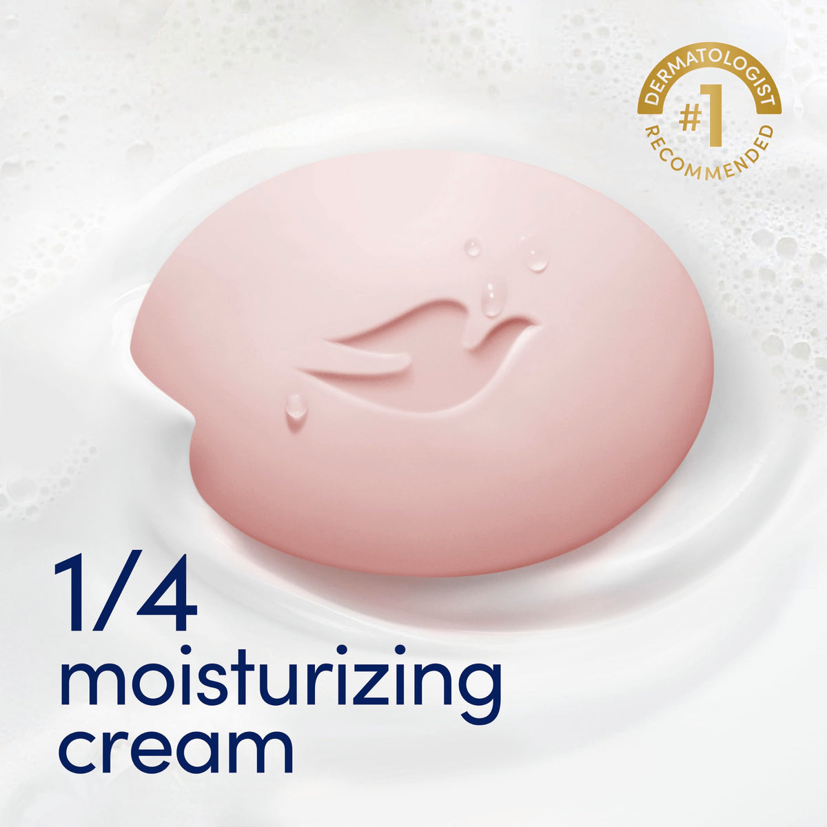 Dove Revitalizing Beauty Bar Soap Cherry & Chia Milk close-up of soap