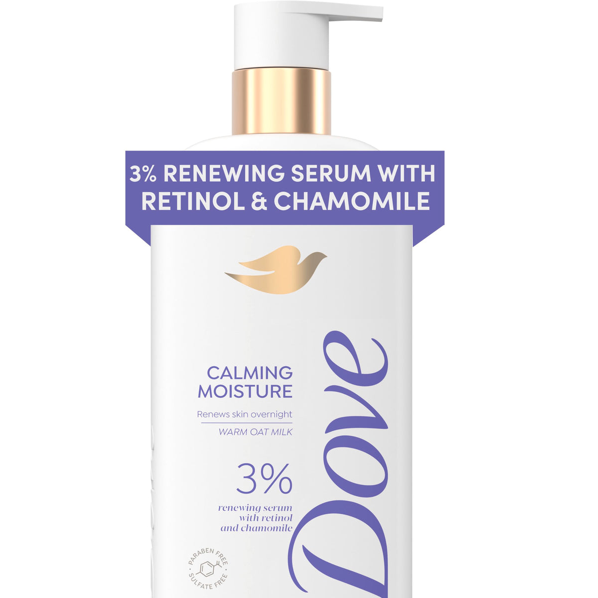 Dove Serum Body Wash Calming Moisture 18.5 Fl Oz front view