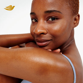 Dove Shea Butter Beauty Bar Soap close-up texture