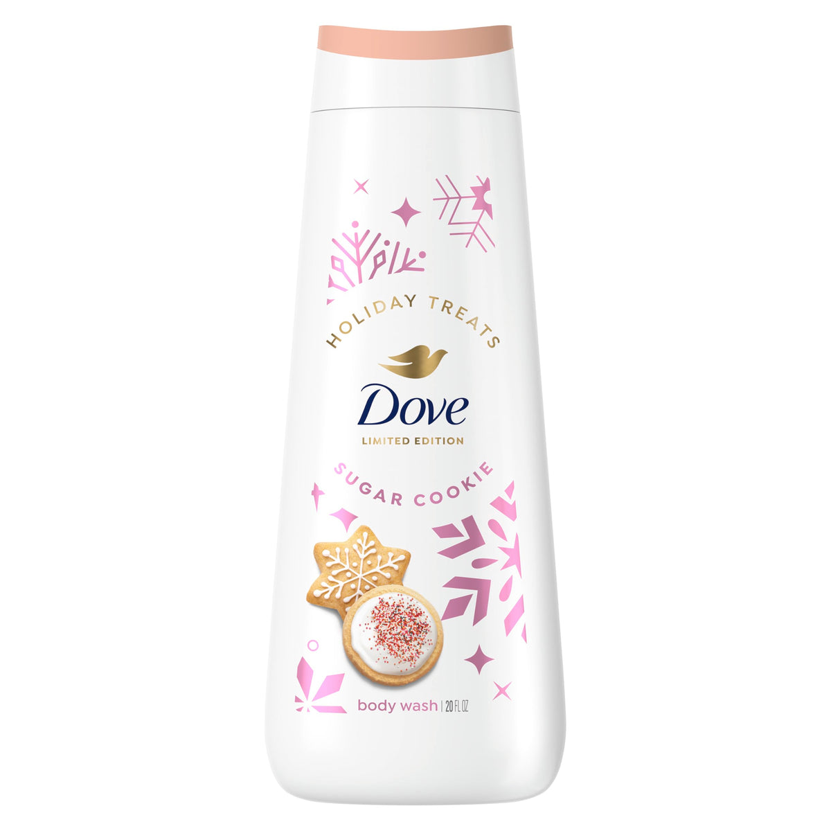 Dove Sugar Cookie Body Wash 20 fl oz front view
