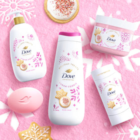 Dove Sugar Cookie Body Wash with plant-based ingredients