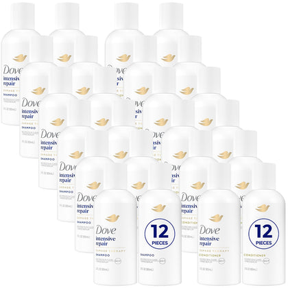 Dove Travel Essentials Shampoo and Conditioner Set front view