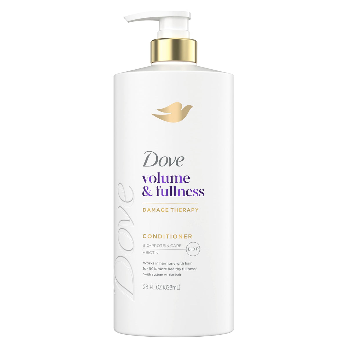 Dove Volume & Fullness Conditioner 28oz front view