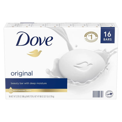 Dove White Beauty Bar 4oz Twin Pack front view