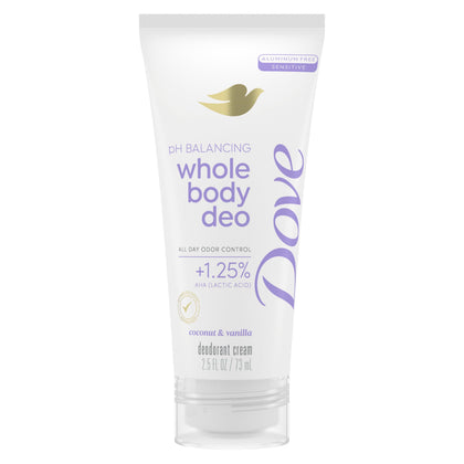 Dove Whole Body Deo Aluminum Free Deodorant front view