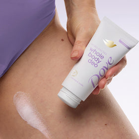 Dove Whole Body Deo application on skin