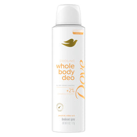 Dove Whole Body Deodorant Cooling Spray Peach & White Tea 150g front view