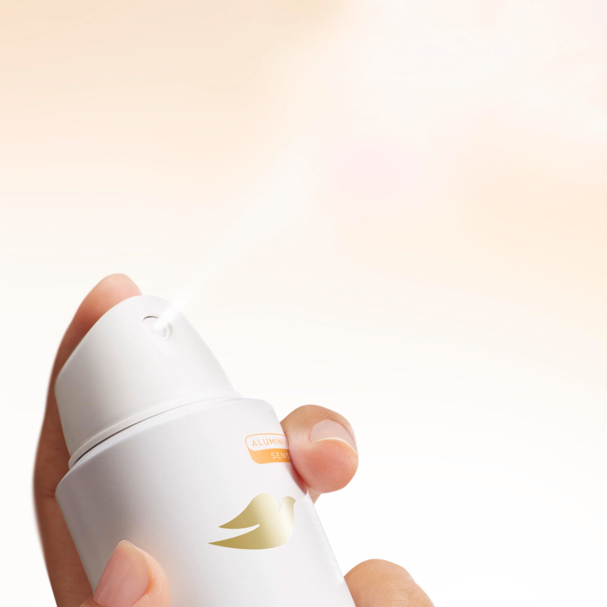 Dove Whole Body Deodorant Cooling Spray Peach & White Tea 150g lifestyle scene