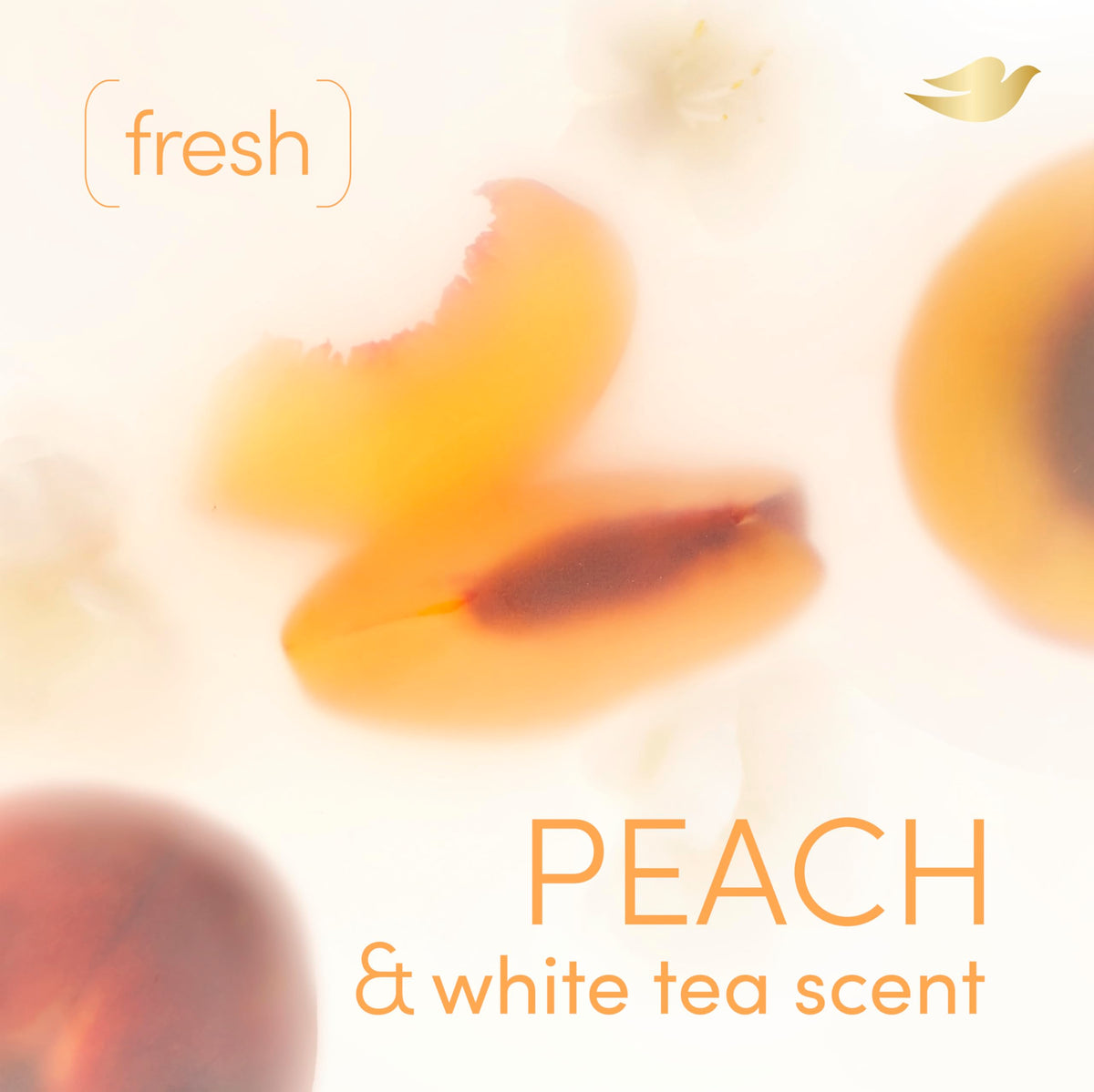 Dove Whole Body Deodorant Cooling Spray Peach & White Tea 150g side view