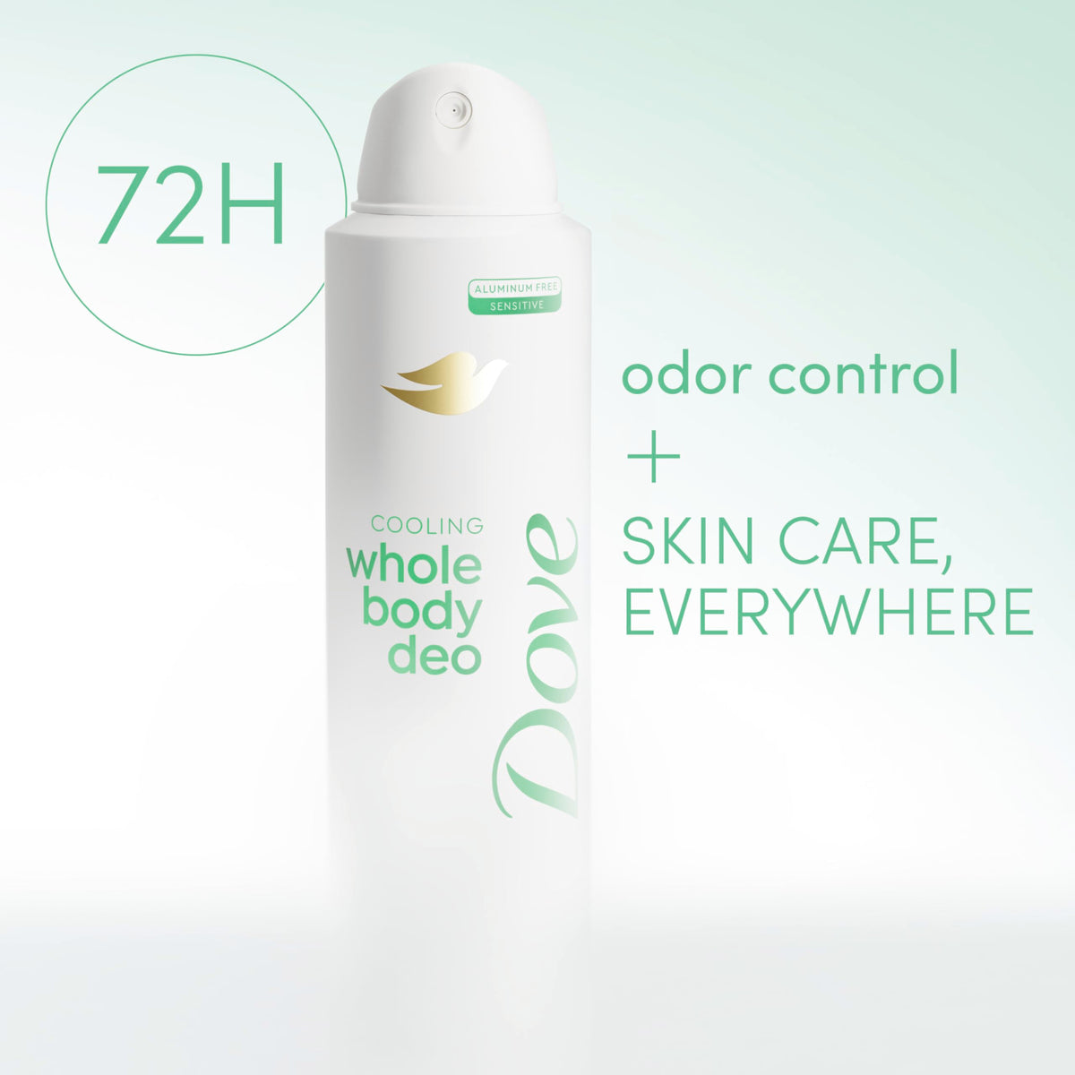 Dove Whole Body Deodorant Sage & Lavender 4oz back view