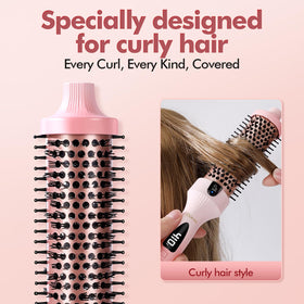 DOVZA Blowout support Thermal Brush close-up of bristles