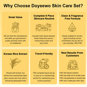 DOYEEWO Skin Care Set face cream jar top view