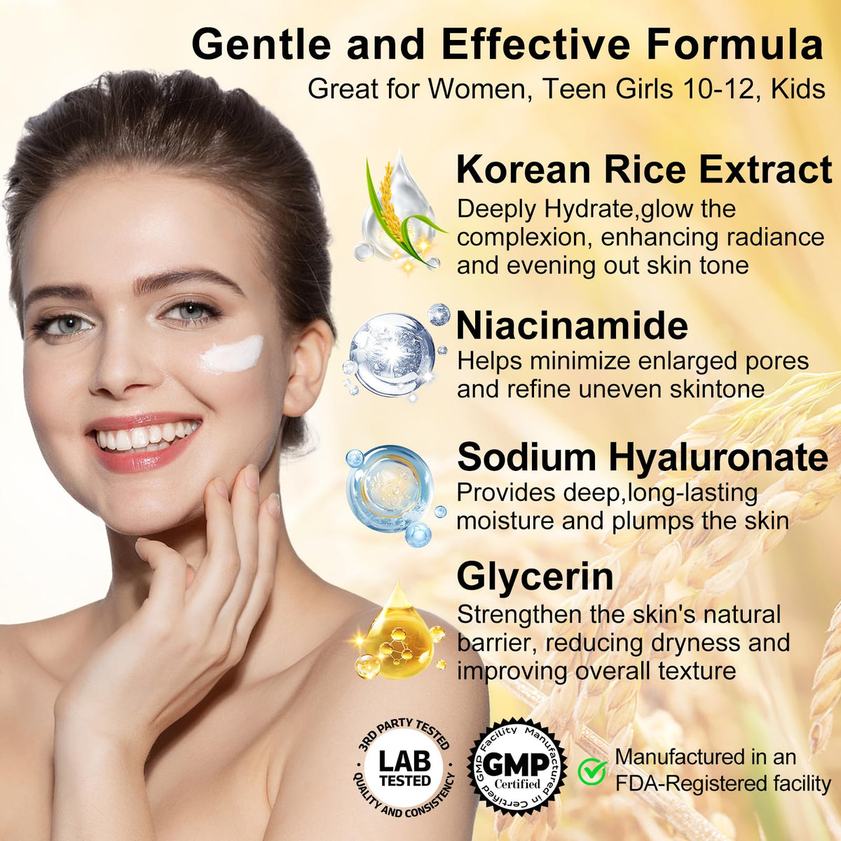 DOYEEWO Skin Care Set face serum dropper close-up