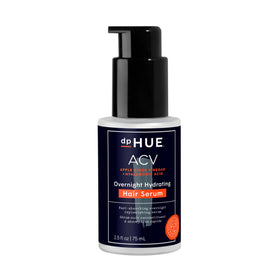 dpHUE Apple Cider Vinegar Overnight Hydrating Hair Serum bottle front view