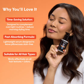 dpHUE Apple Cider Vinegar Overnight Serum in bathroom setting