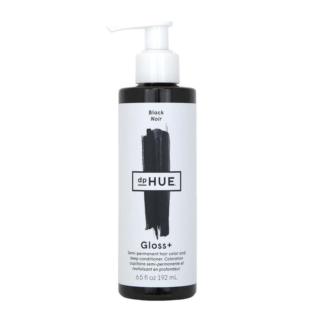 dpHUE Gloss+ Black Colour Glaze 6.5 fl oz front view
