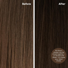 dpHUE Gloss+ Cool Medium Brown texture close-up