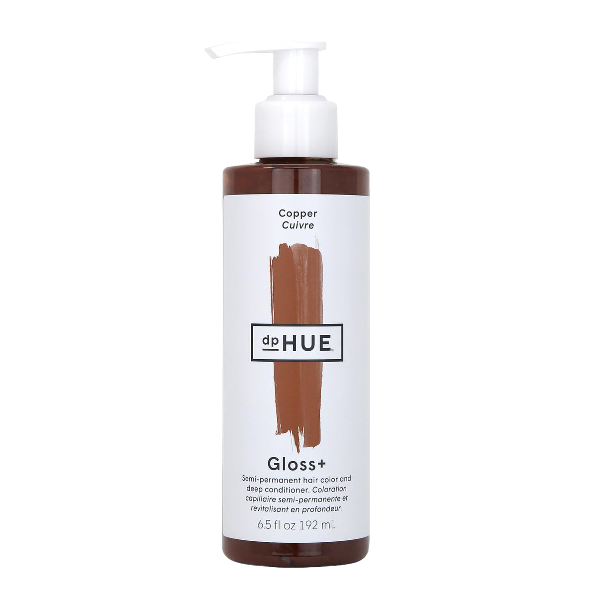 dpHUE Gloss+ Copper Colour Glaze bottle front view