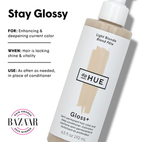 dpHUE Gloss+ Light Blonde Colour Glaze 6.5 fl oz back view