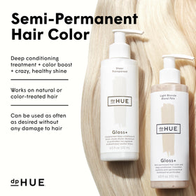dpHUE Gloss+ Light Blonde Colour Glaze packaging details