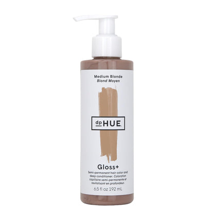 dpHUE Gloss+ Medium Blonde 6.5 fl oz front view