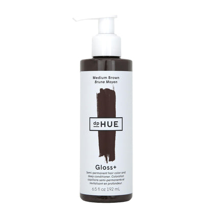 dpHUE Gloss+ Medium Brown 6.5 fl oz front view