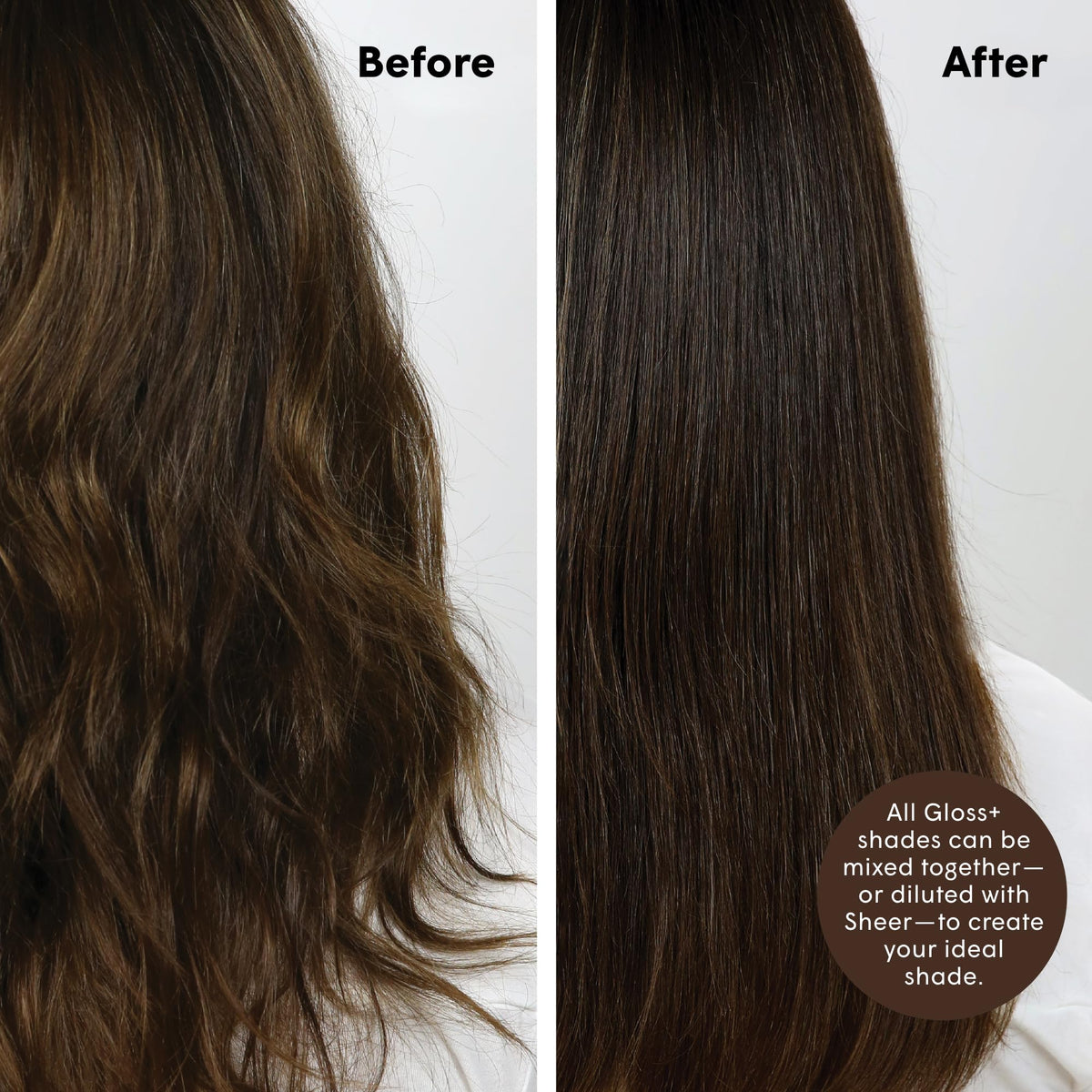 dpHUE Gloss+ Medium Brown 6.5 fl oz texture close-up