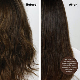 dpHUE Gloss+ Medium Brown 6.5 fl oz texture close-up