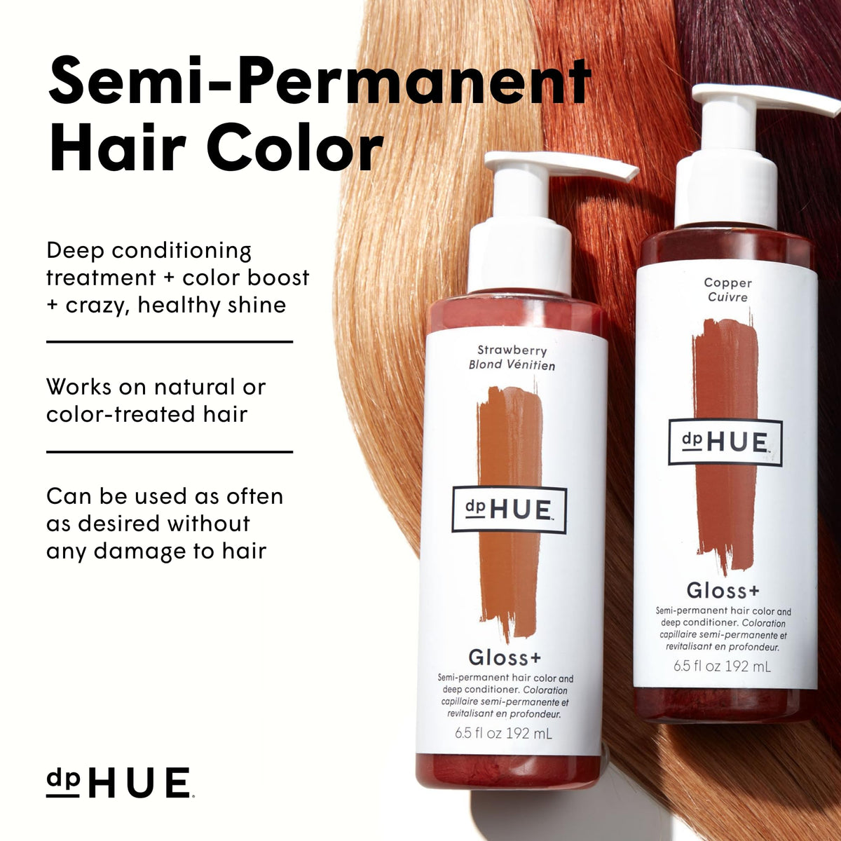 dpHUE Gloss+ Strawberry Colour Glaze packaging details