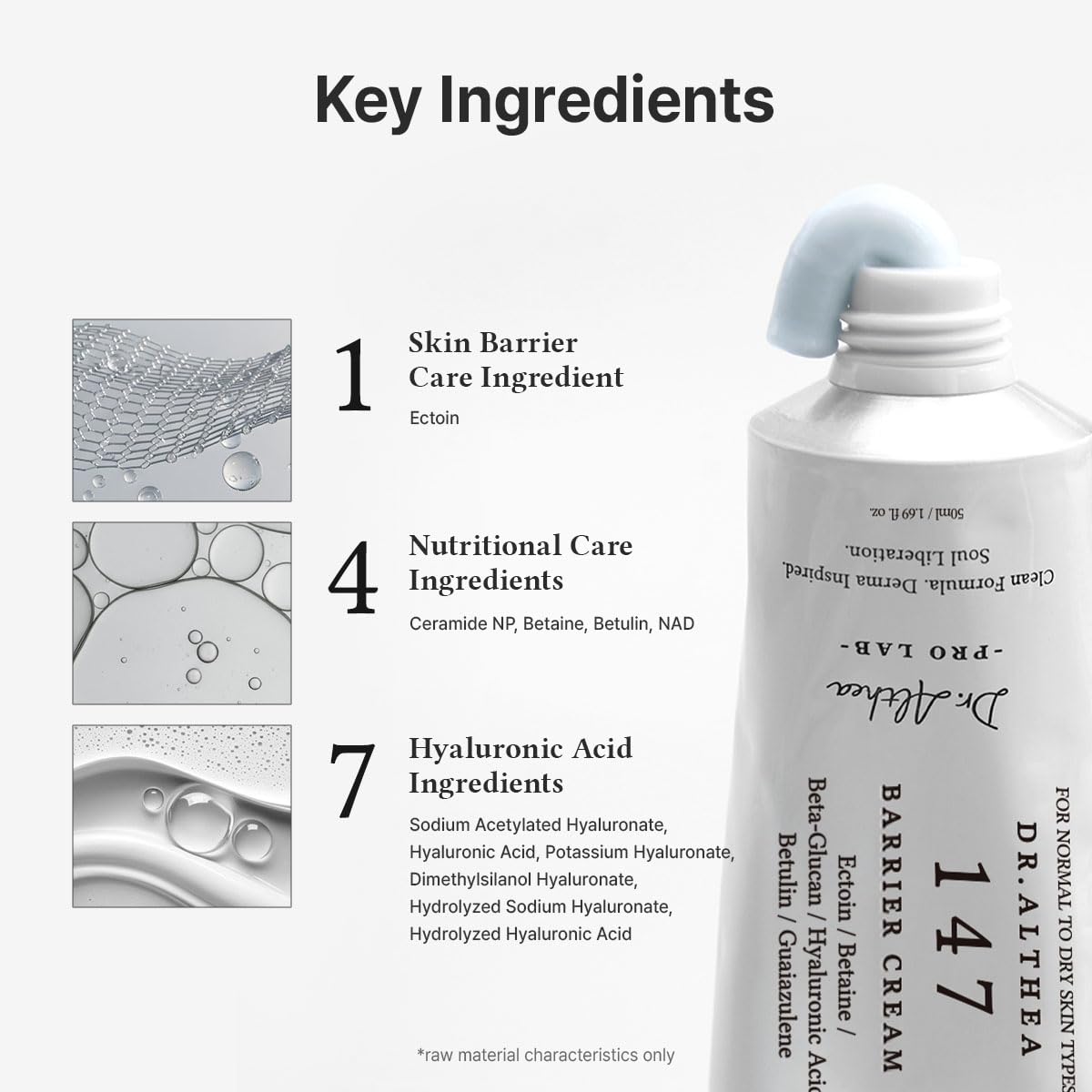 Dr.Althea 147 Barrier Cream texture close-up