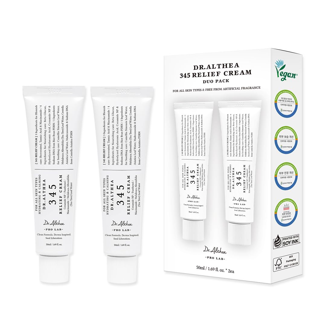 Dr.Althea 345 Relief Cream front view with packaging