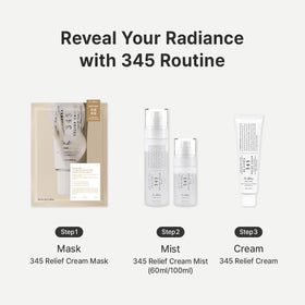 Dr.Althea 345 Relief Cream showing smooth application