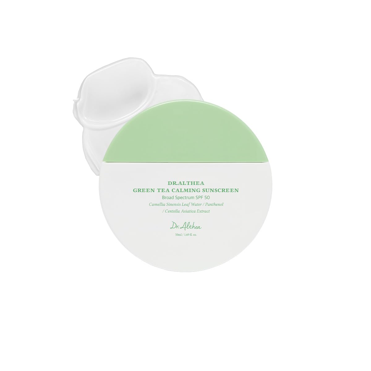 Dr.Althea Green Tea Calming Sunscreen SPF 50 front view