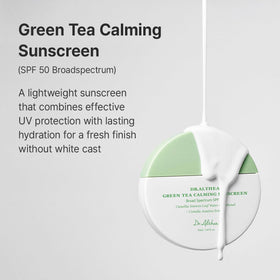 Dr.Althea Green Tea Calming Sunscreen SPF 50 packaging