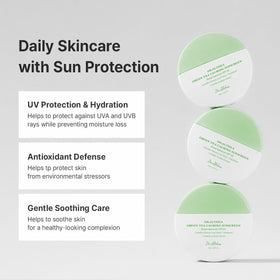Dr.Althea Green Tea Calming Sunscreen SPF 50 texture close-up