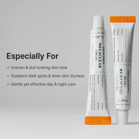 Dr.Althea Melaclear Cream application on skin