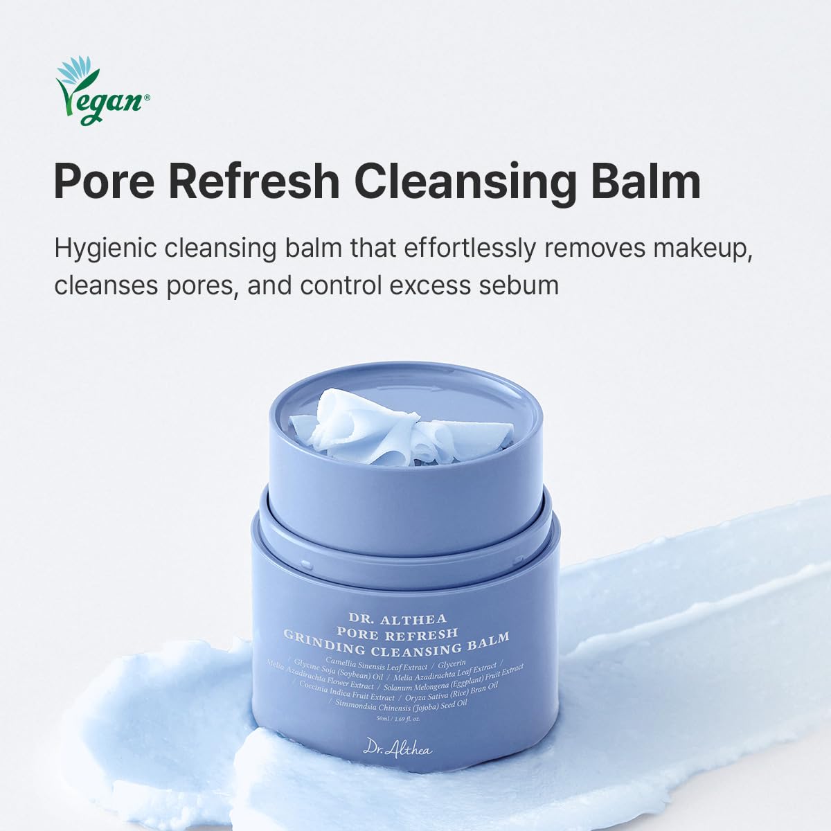 Dr.Althea Pore Refresh Cleansing Balm texture close-up