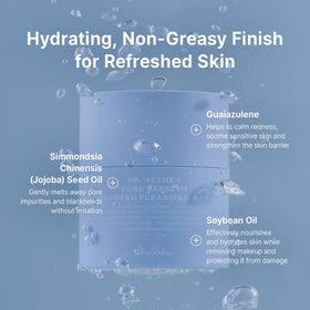 Dr.Althea Pore Refresh Cleansing Balm with green tea extract ingredients