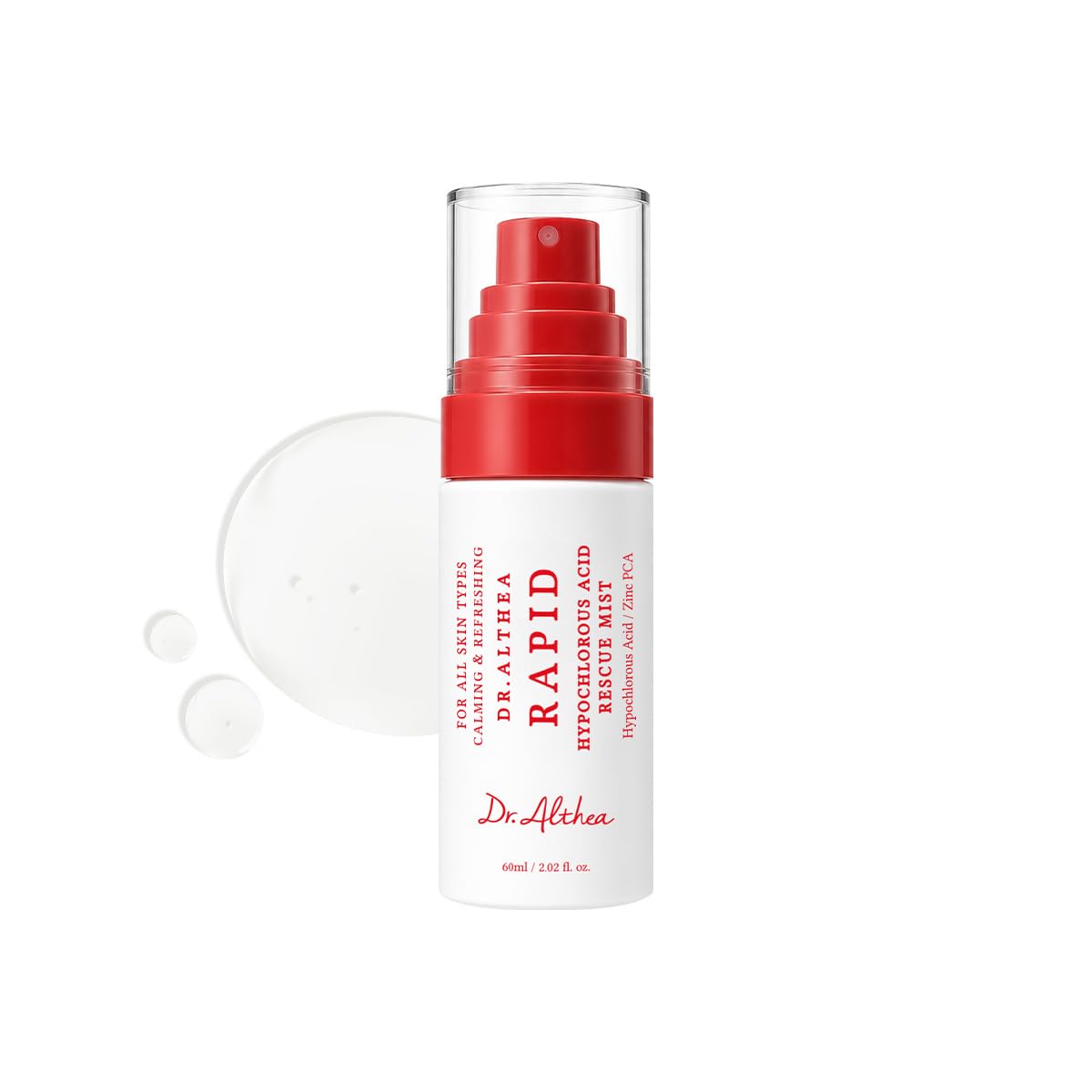 Dr.Althea Rapid Hypochlorous Acid Rescue Mist front view 2.02 Fl Oz